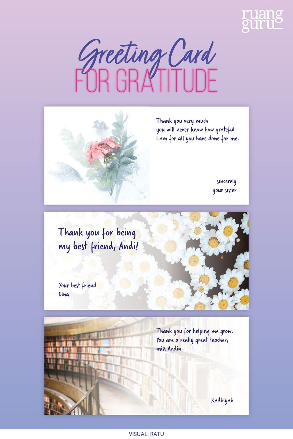 Kinds of Greeting Cards Bahasa Inggris Kelas 8